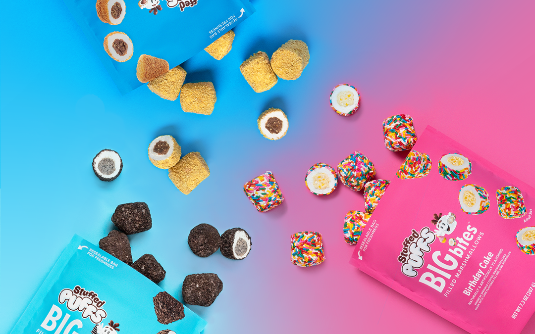 Stuffed Puffs filled marshmallows unveils a big snacking innovation