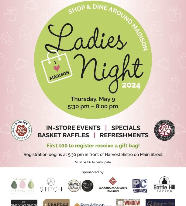 Ladies Night in Madison is set for May 9